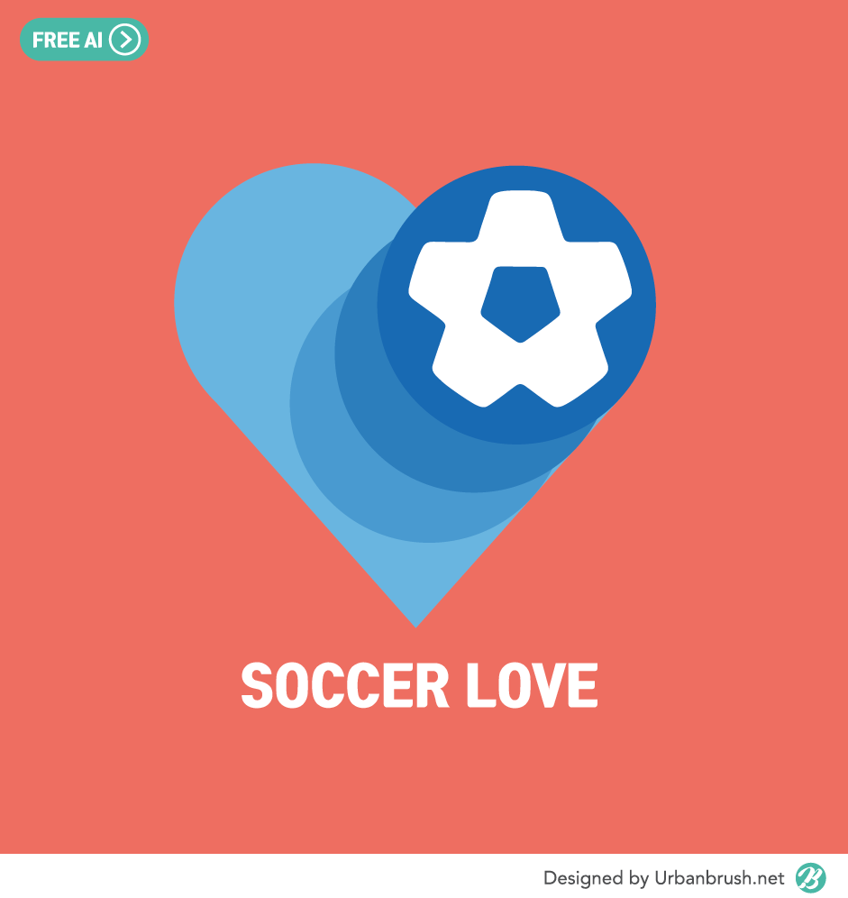 ilustração de logotipo de futebol ai download grátis - Urbanbrush