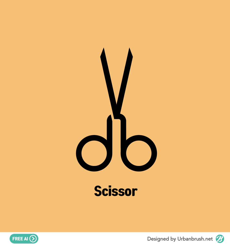 가위 일러스트 Ai 무료다운로드 Free Scissor Vector - Urbanbrush