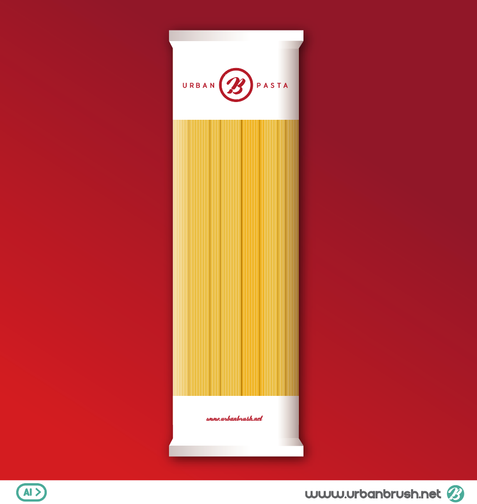 파스타면 일러스트 Ai 무료다운로드 Free Pasta Noodle Vector - Urbanbrush