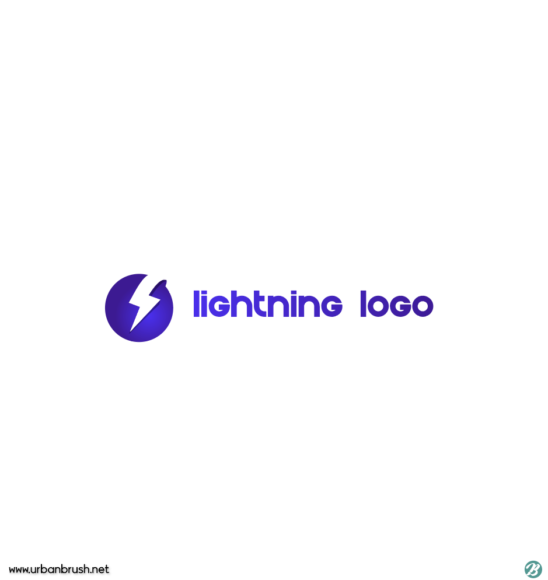 ightning Logo Illustration vector Design Download  vector file