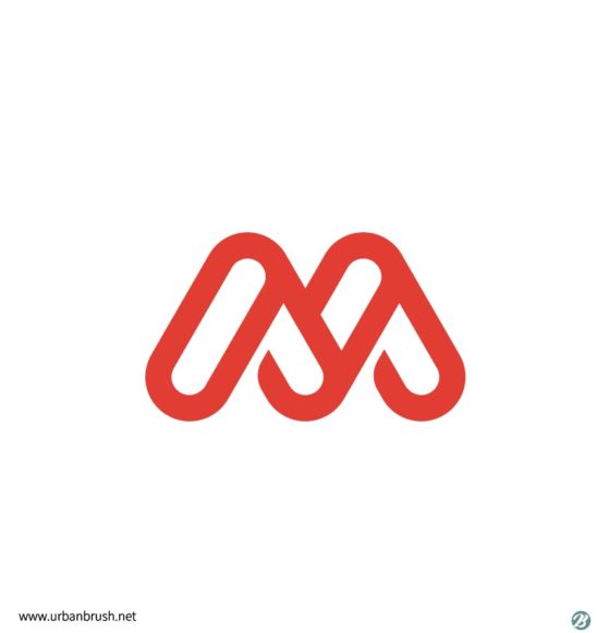 download M clip logo vector