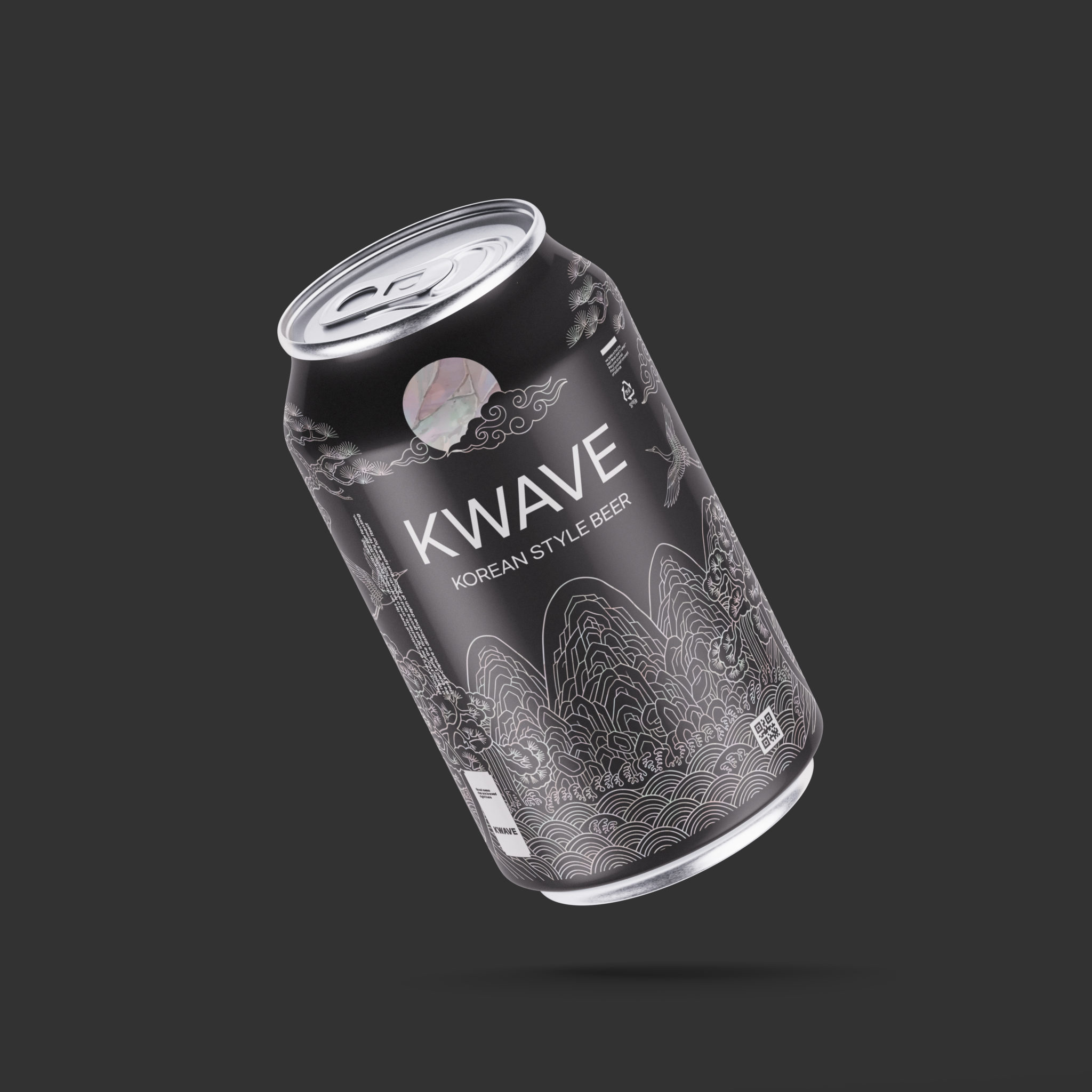 Korean Traditional Style Beer Can Packaging Design – Modern Interpretation of Irworobongdo & Mother-of-Pearl (Najon) Art Korean Traditional Style Beer Can Packaging Design – Modern Interpretation of Irworobongdo & Mother-of-Pearl (Najon) Art