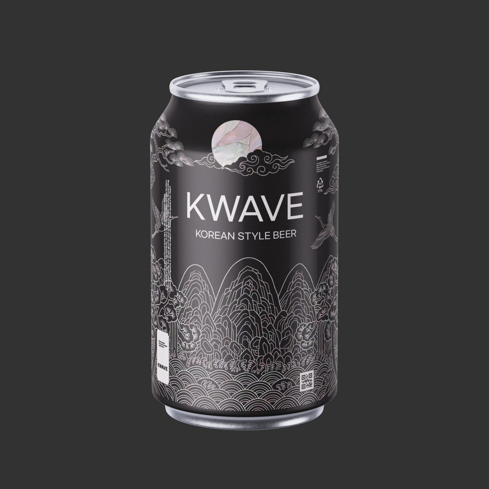 Korean Traditional Style Beer Can Packaging Design – Modern Interpretation of Irworobongdo & Mother-of-Pearl (Najon) Art Korean Traditional Style Beer Can Packaging Design – Modern Interpretation of Irworobongdo & Mother-of-Pearl (Najon) Art