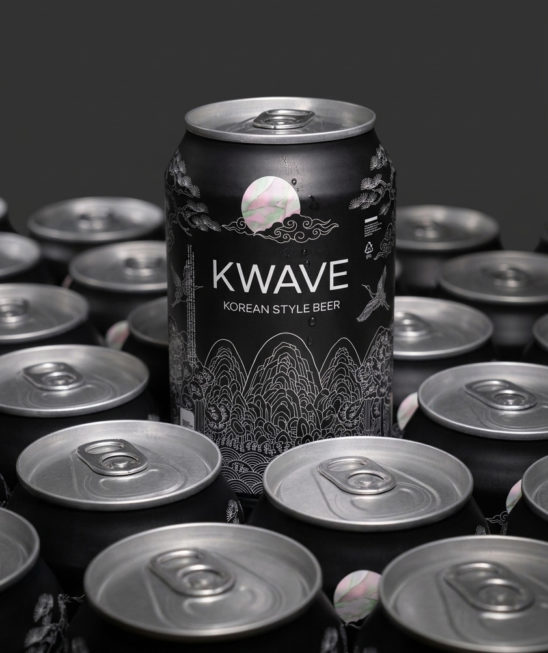 Korean Traditional Style Beer Can Packaging Design – Modern Interpretation of Irworobongdo & Mother-of-Pearl (Najon) Art