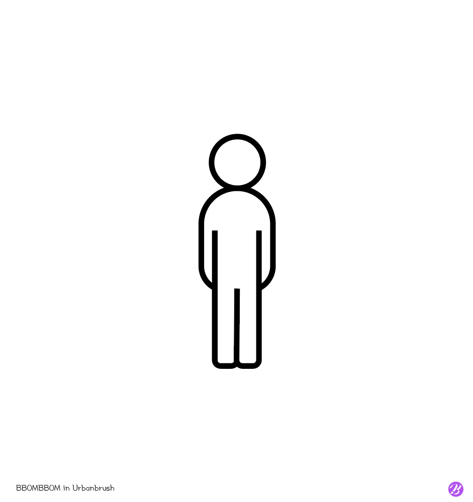 사람 아이콘 일러스트 Ai 다운로드 Download Person Icon - Urbanbrush