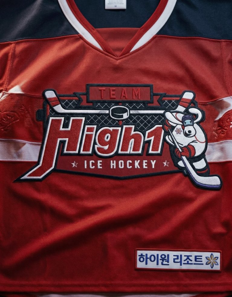 아이스하키팀 리틀하이원 브랜딩 사례 다운로드 할 수 있는 ai 벡터 이미지입니다- 어반브러시