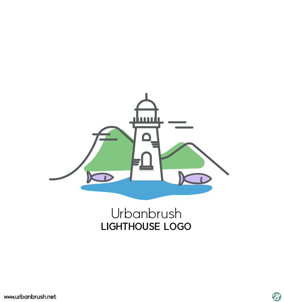 Lighthouse Logo Illustration ai Download the vector file ...