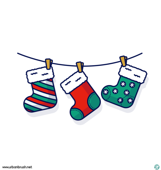 크리스마스 양말 장식