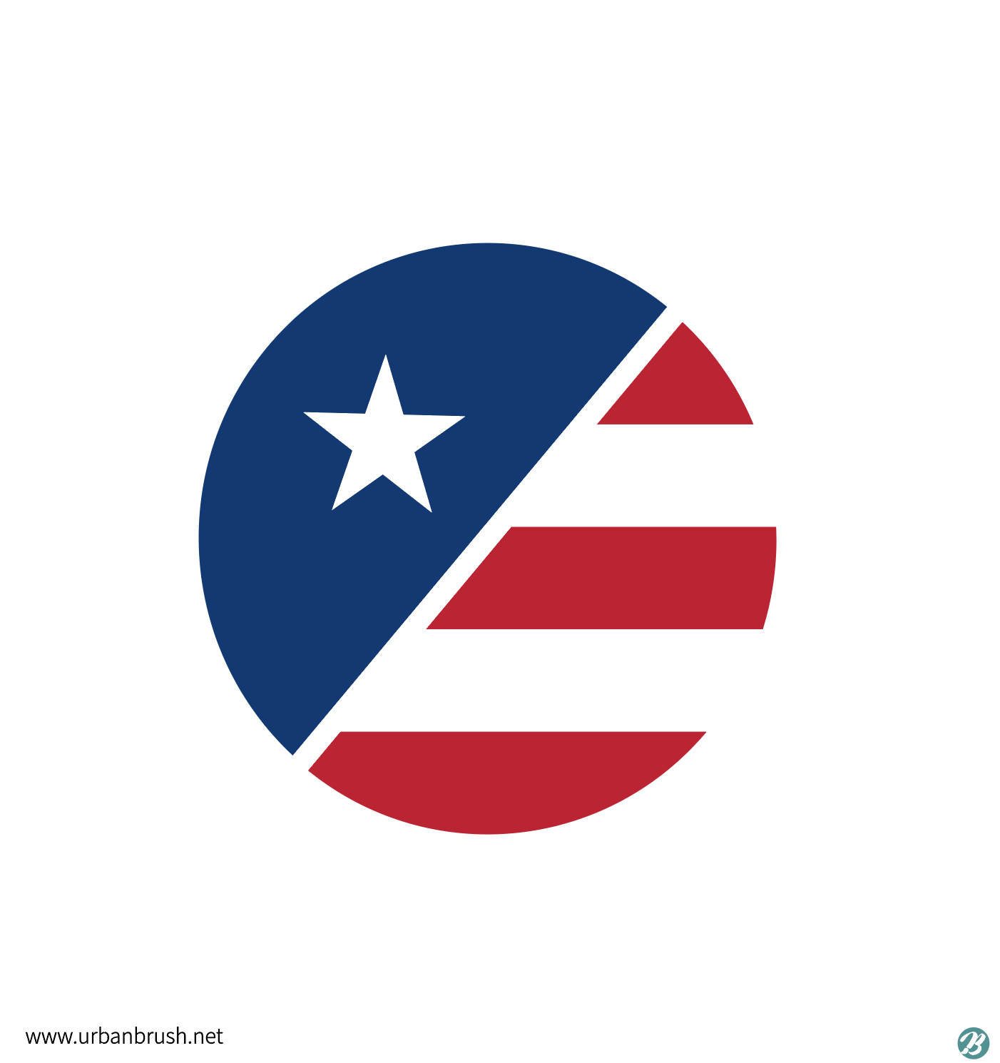 米国旗のアイコンイラストai無料ダウンロードfree Usa Icon Urbanbrush