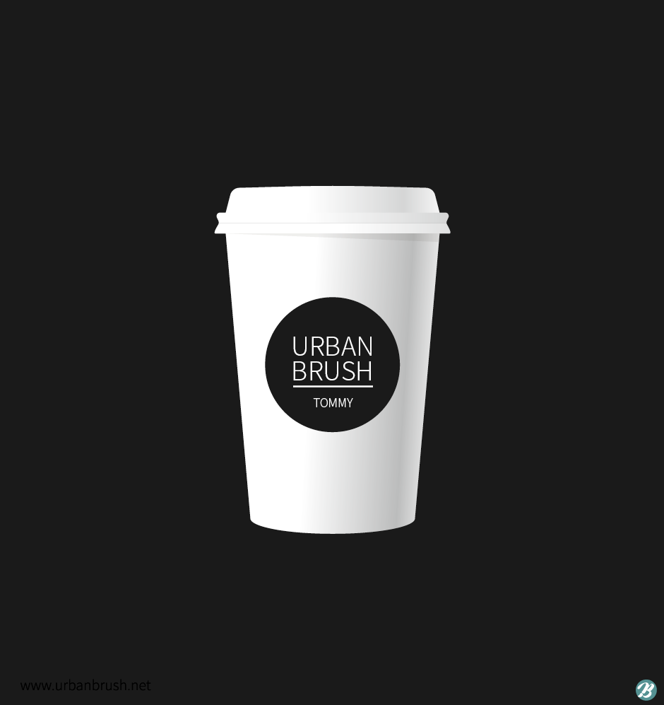 テイクアウトカップモックアップイラストai無料ダウンロード Urbanbrush