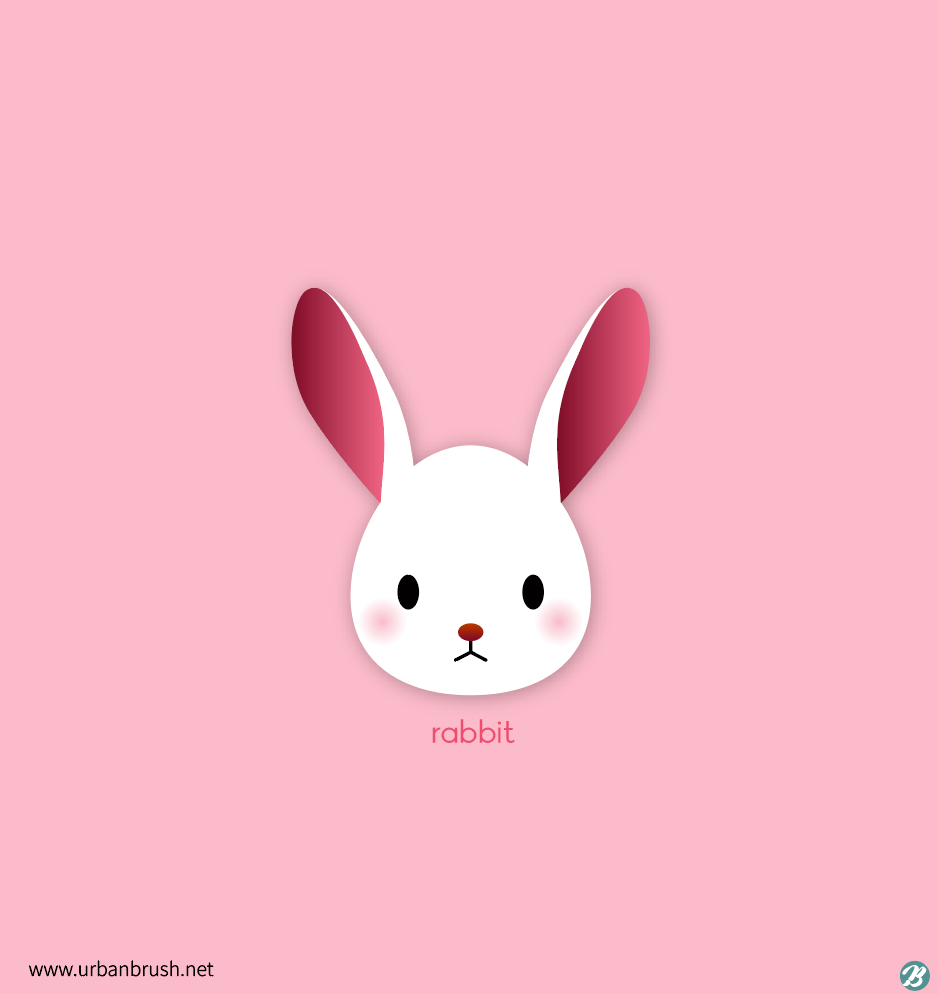 토끼 캐릭터 일러스트 Ai 무료다운로드 Free Rabbit Character Illustration Image - Urbanbrush