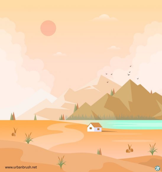 가을 풍경 배경