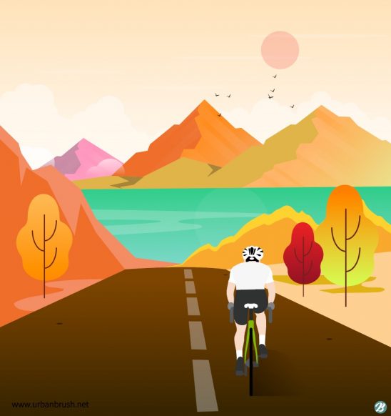 가을 라이딩 풍경