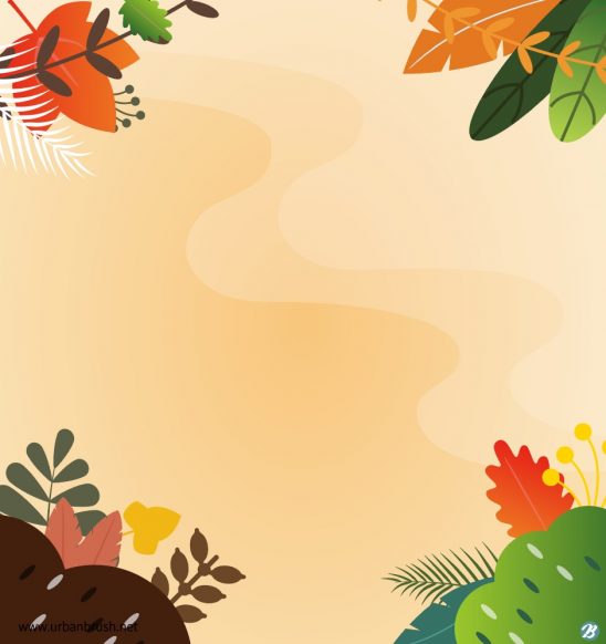 가을배경 단풍 일러스트