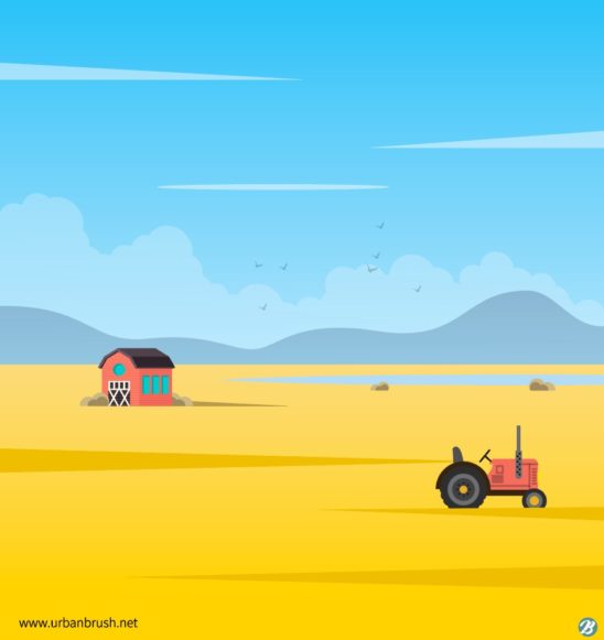 가을 추수 농장