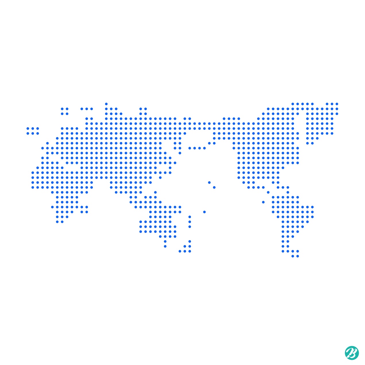 세계지도 도트아트 일러스트 Ai 다운로드 Download World Map Dot Art Vector - Urbanbrush