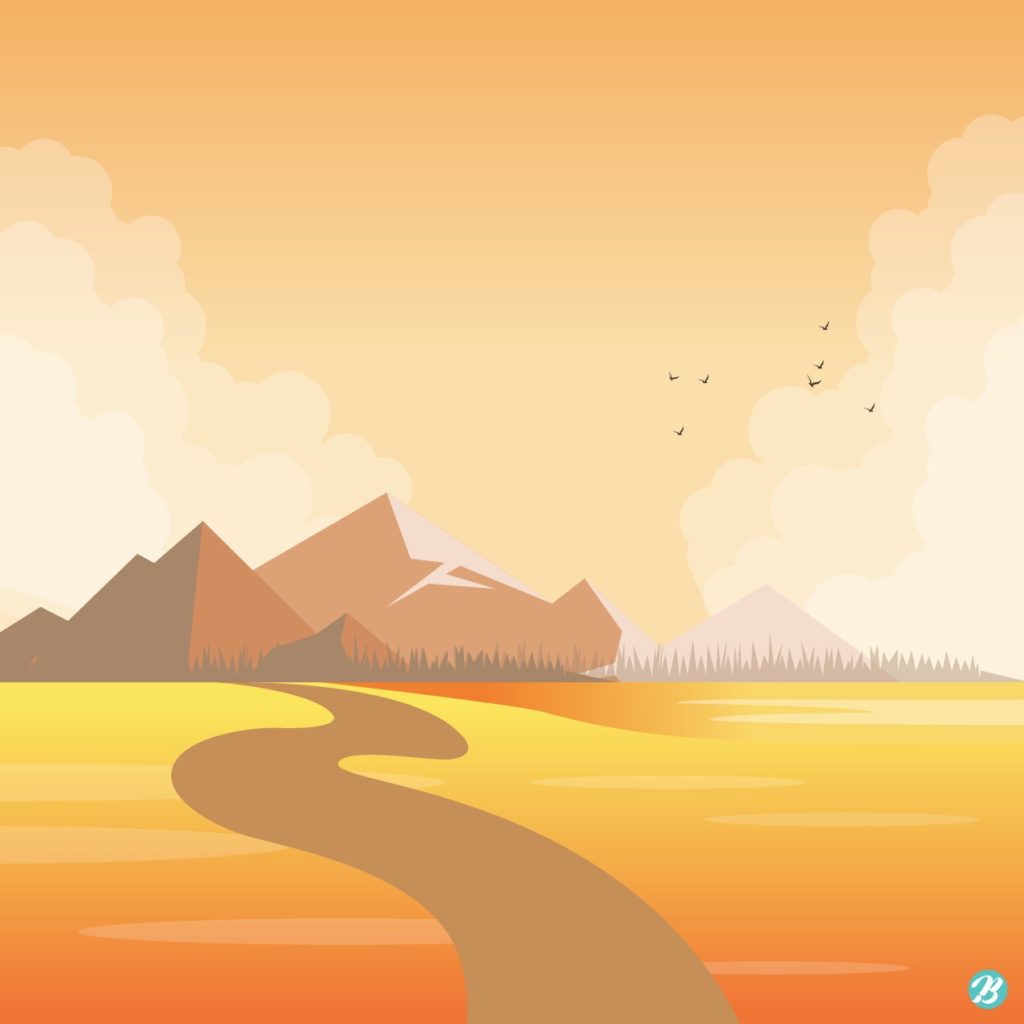 가을 들판 풍경