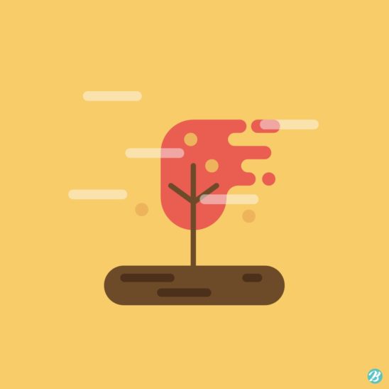 가을 바람 나무