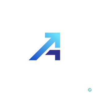 화살표 A 로고