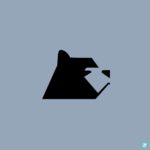 곰 얼굴 로고 일러스트 ai 다운로드 download Bear Face logo