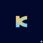 K 타이포그래피 로고 일러스트 ai 이미지 다운로드 download K typography logo