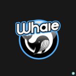 고래팀 로고 일러스트 ai 독점 다운로드 download whale team logo