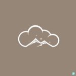 구름 산 로고 일러스트 ai 독점 다운로드 download cloud mountain logo