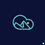 구름 산 태양 로고 일러스트 ai 독점 다운로드 download cloud mountain sun logo