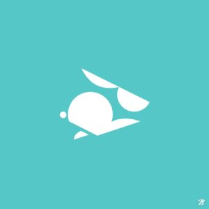 토끼 달리기 로고