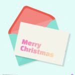 크리스마스 편지 일러스트 ai 무료 다운로드 download christmas letter Vector