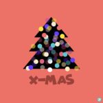 크리스마스트리 조명 카드 일러스트 ai 다운로드 download Christmas tree lights card vector