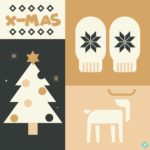 크리스마스 아이템 카드 일러스트 ai 다운로드 download christmas item card vector