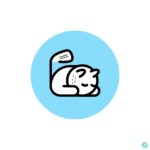 고양이 골프 로고 일러스트 ai 독점 다운로드 download cat golf logo vector