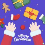 산타 선물 장식 일러스트 ai 다운로드 download santa gift decoration vector