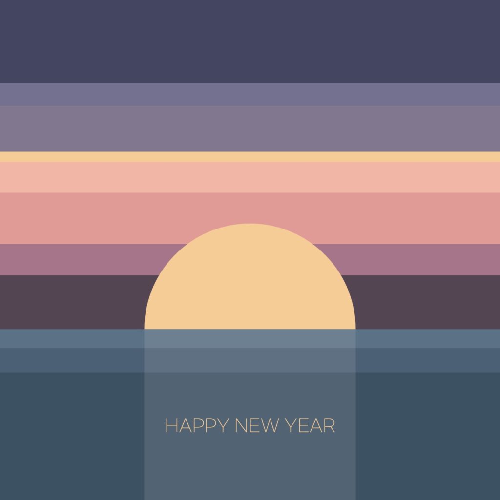 새해 일출 카드