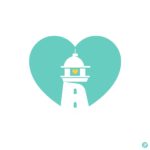 사랑 등대 로고 일러스트 ai 독점 다운로드 download love lighthouse logo