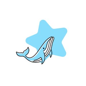 고래 별 로고