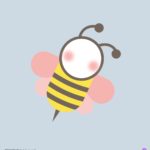 꿀벌 합성 도안 일러스트 ai 다운로드 download bee synthesis pattern vector