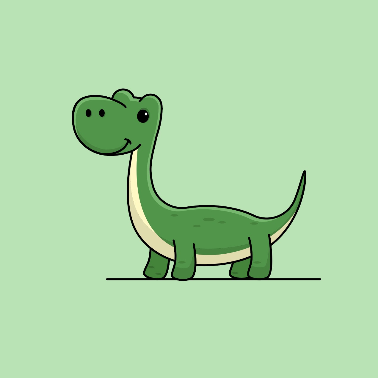 Ilustración de imagen de personaje de dinosaurio ai descargar descargar  Vector de imagen de personaje de dinosaurio - Urbanbrush