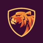 호랑이 방패 로고 일러스트 ai 독점 다운로드 download tiger shield logo vector