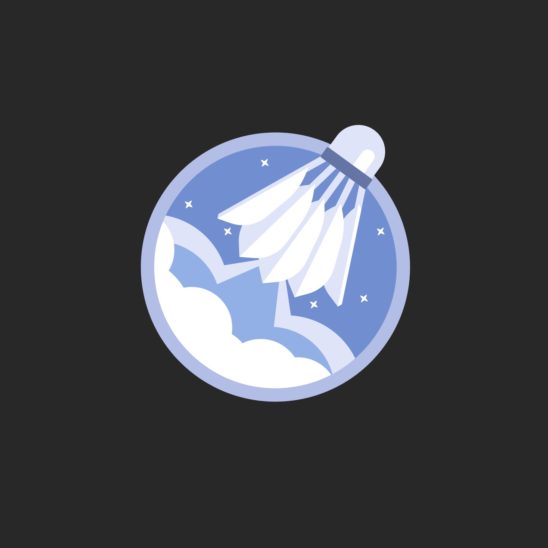 배드민턴 셔틀콕 우주선