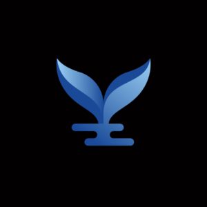 고래 꼬리 로고