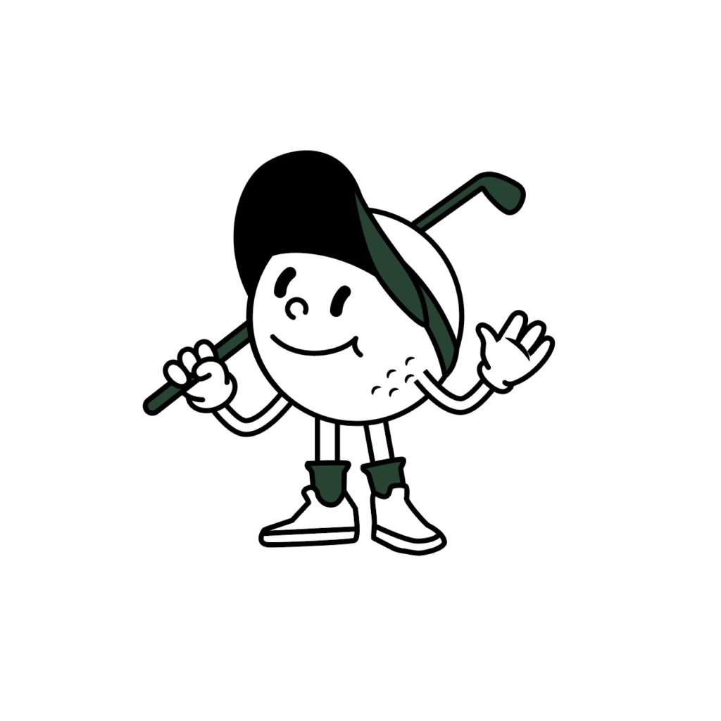 골프 캐릭터 로고