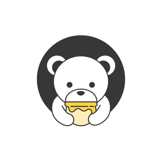곰돌이 벌꿀 캐릭터