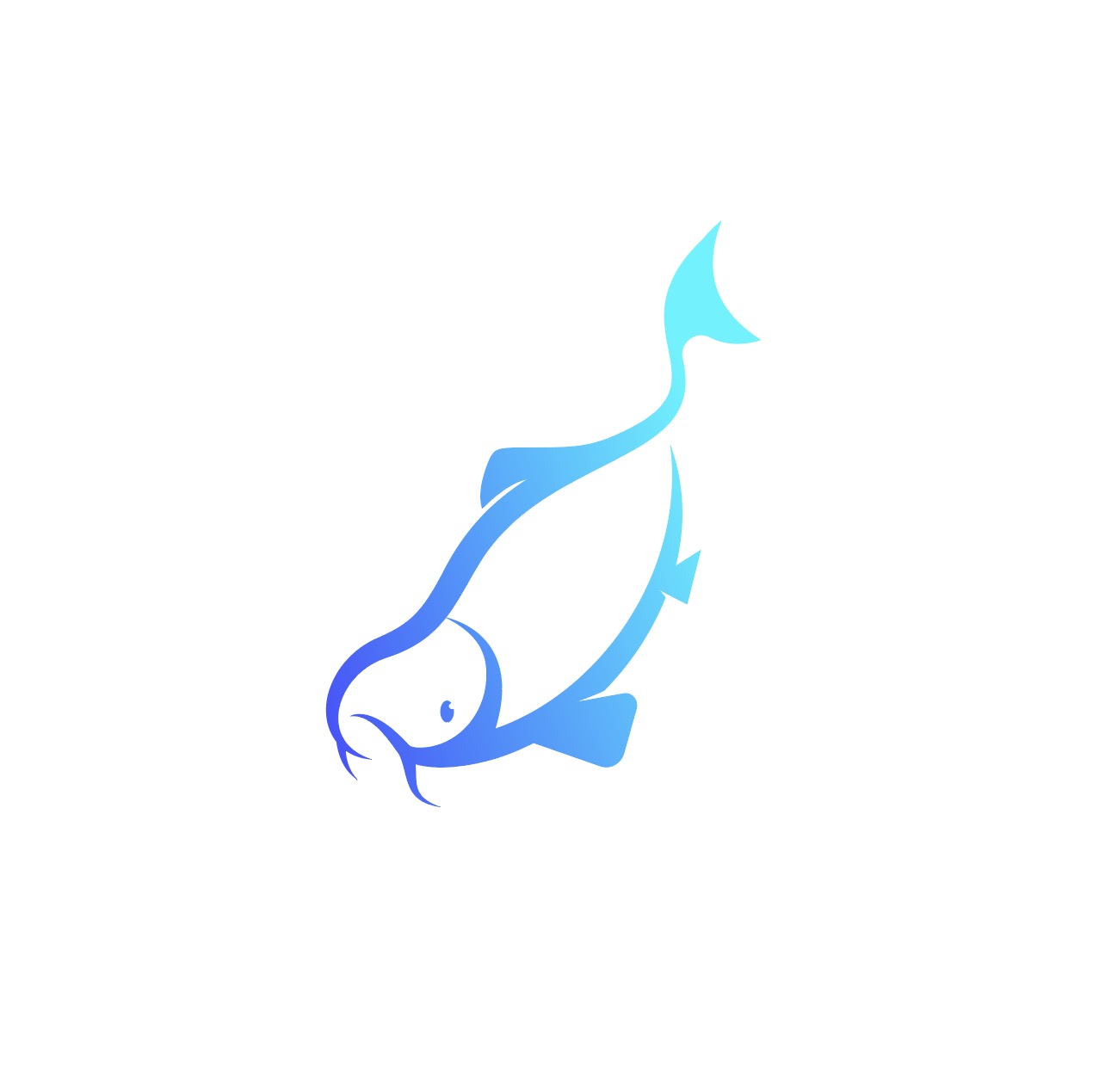 메기 낚시 로고