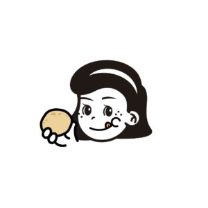 복고 빵 소녀