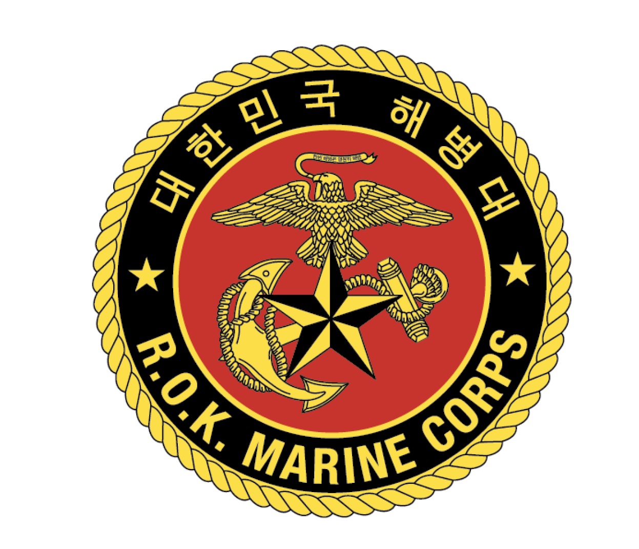 해병대 로고 일러스트