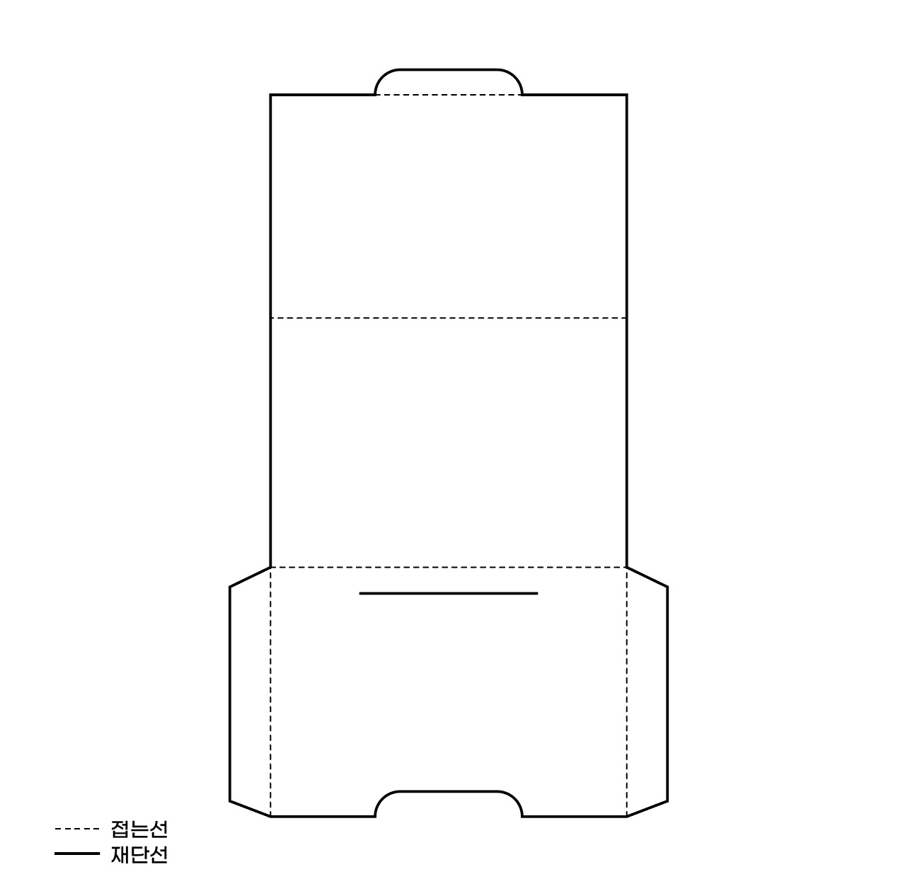 Design de capa de envelope de papel ilustração de linha de corte