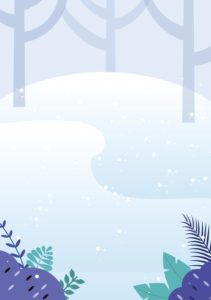 겨울 배경 일러스트