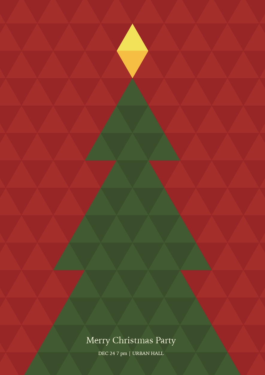 크리스마스 트리 포스터